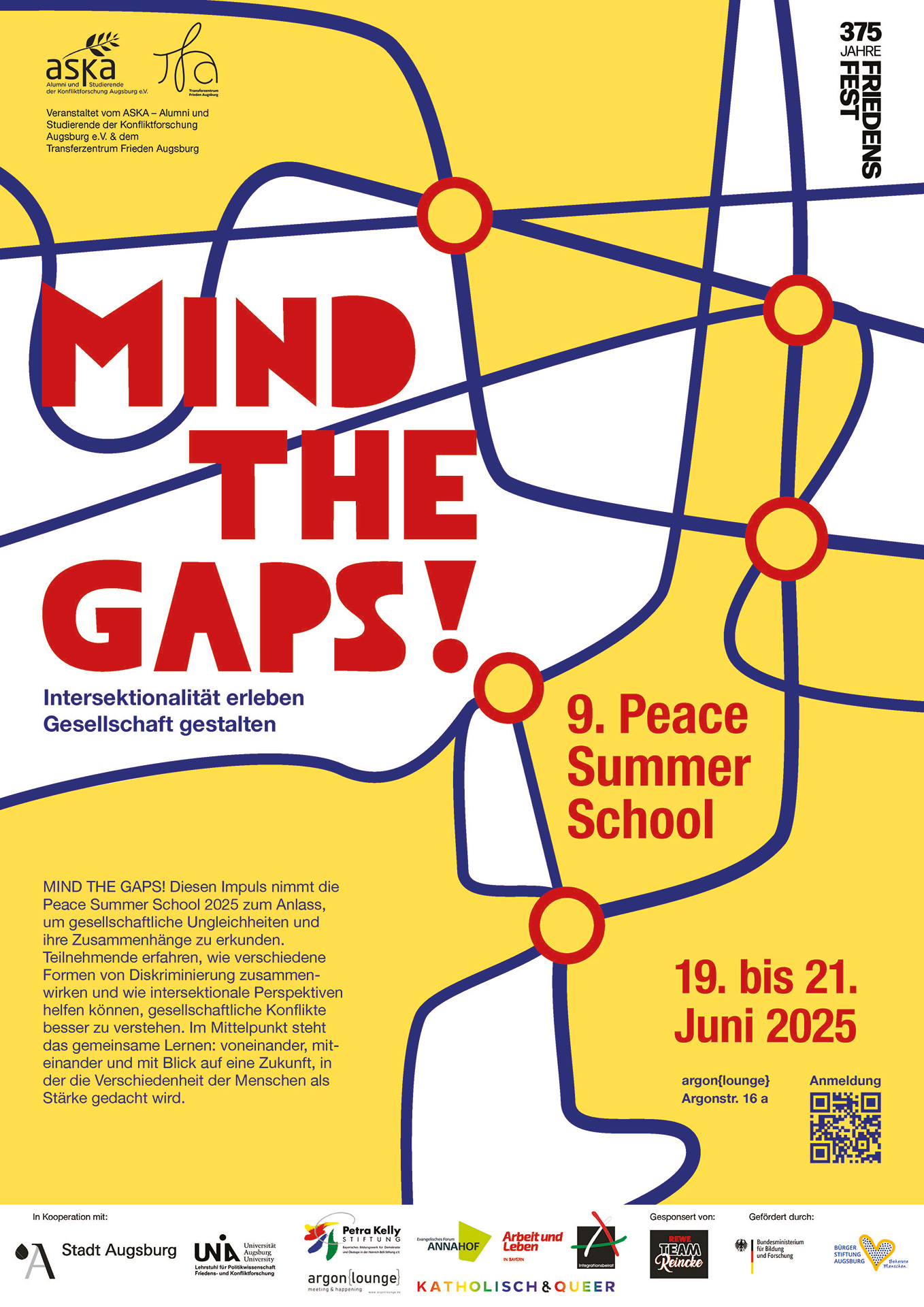 Plakat der Peace Summer School 2025