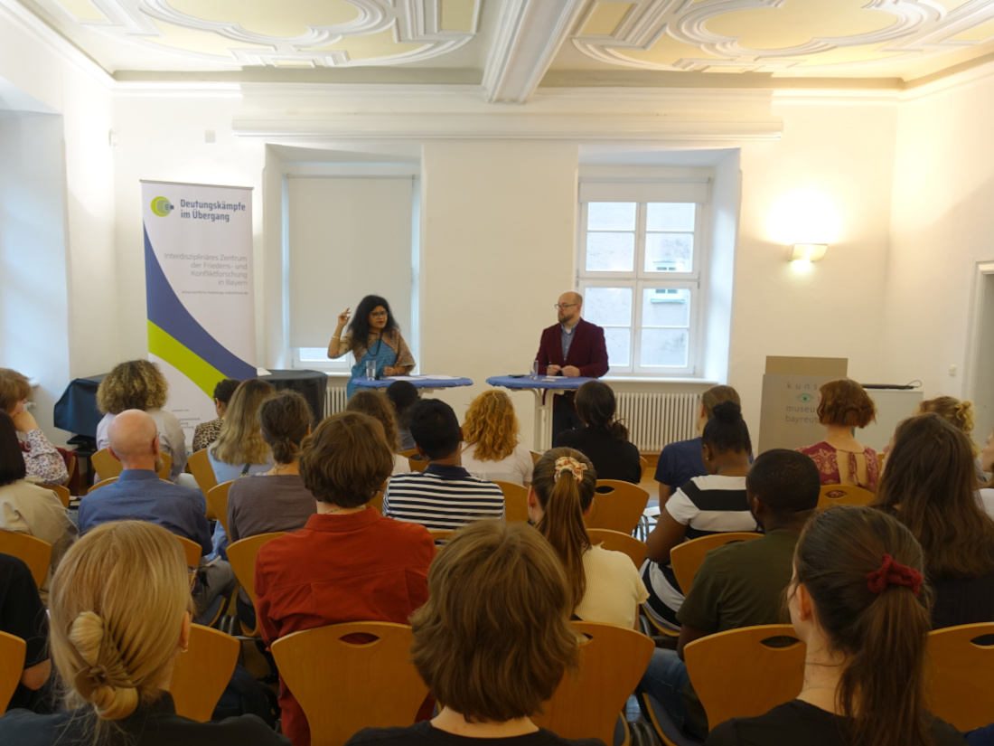 Picture - Talk between Swati Parashar and Adam Sandor